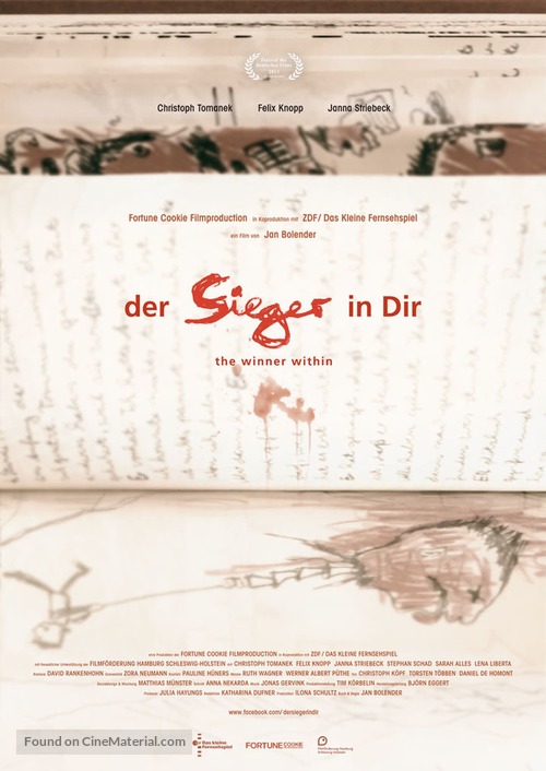 Der Sieger in Dir - German Movie Poster