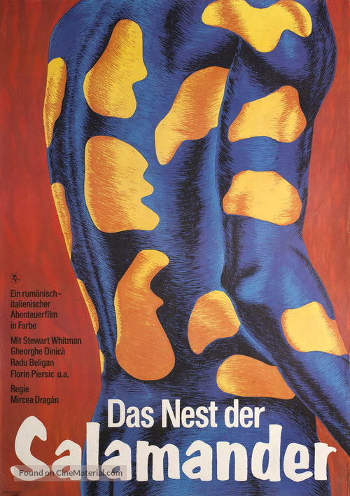 Cuibul salamandrelor - German Movie Poster