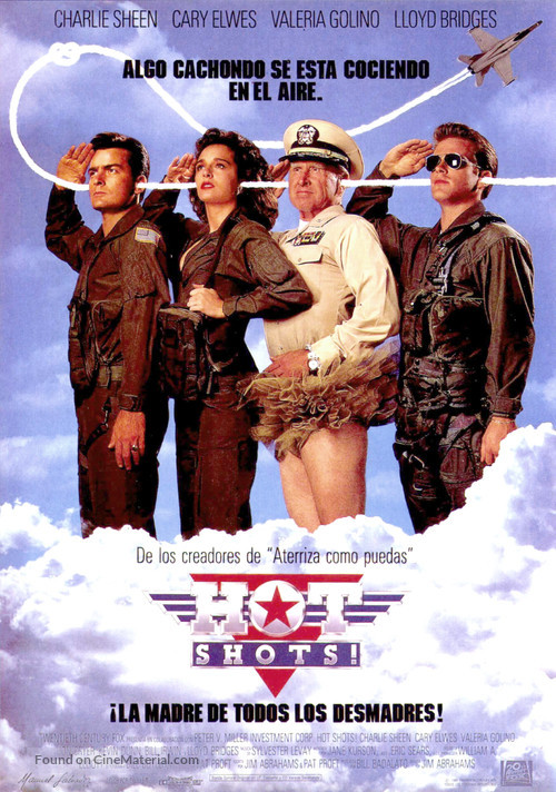 Hot Shots - Spanish Movie Poster