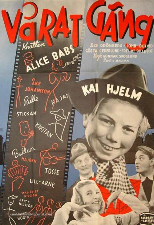 V&aring;rat g&auml;ng - Swedish Movie Poster