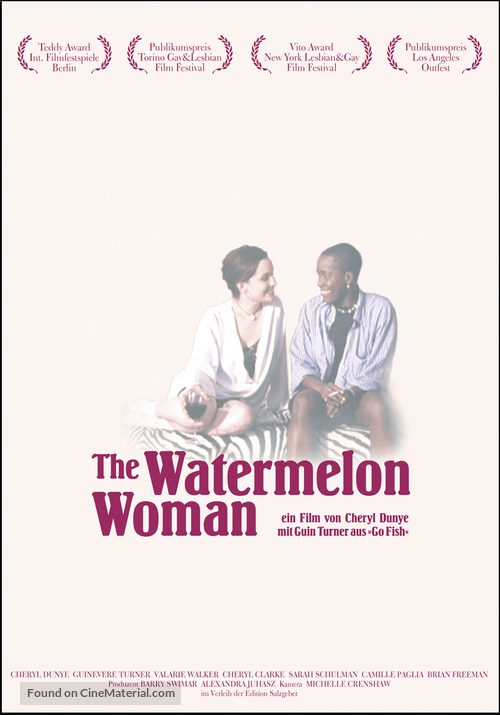 The Watermelon Woman - German Movie Poster