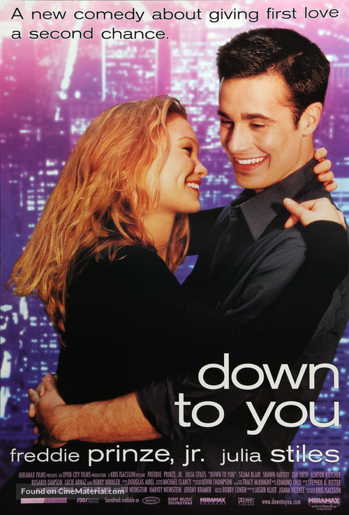 Down To You - Movie Poster