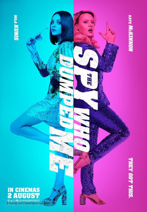 The Spy Who Dumped Me - Singaporean Movie Poster