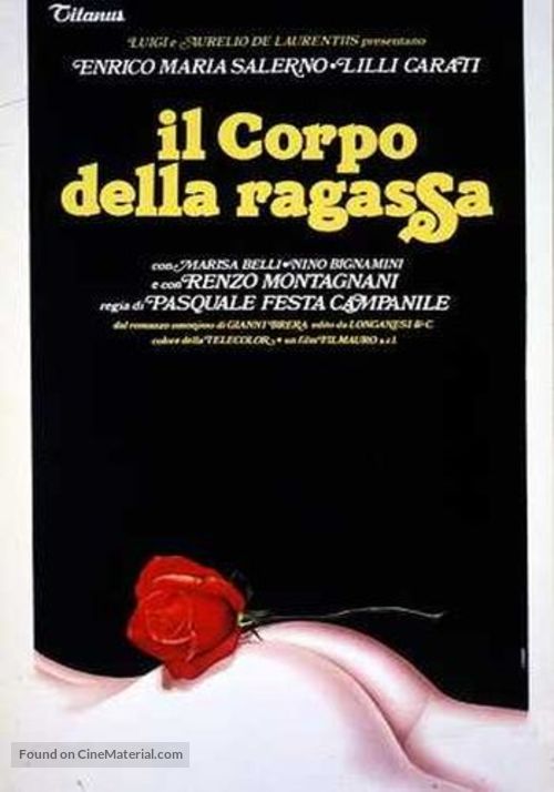 Il corpo della ragassa - Italian Movie Poster