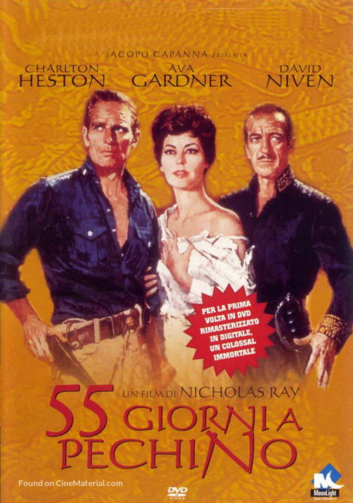 55 Days at Peking - Italian DVD movie cover