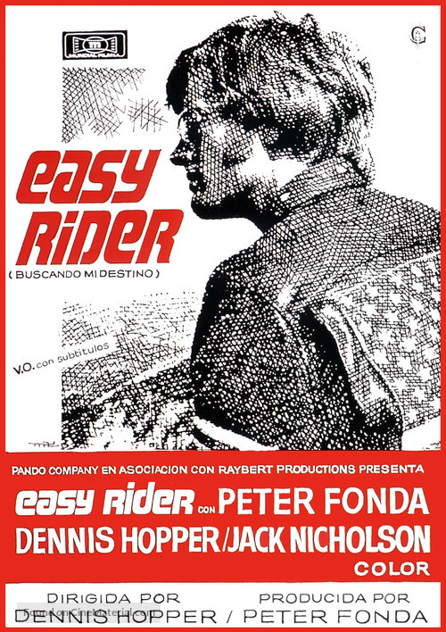 Easy Rider - Spanish Movie Poster