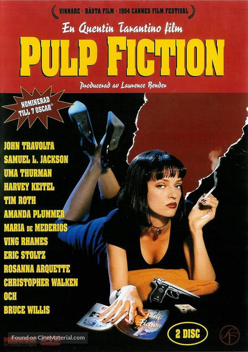 Pulp Fiction - Swedish Movie Cover
