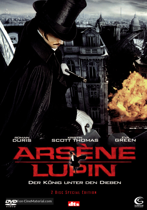 Arsene Lupin - German DVD movie cover