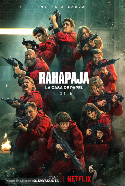 &quot;La casa de papel&quot; - Finnish Movie Poster