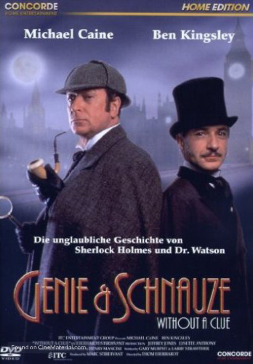 Without a Clue - German DVD movie cover