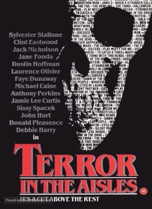 Terror in the Aisles - British DVD movie cover