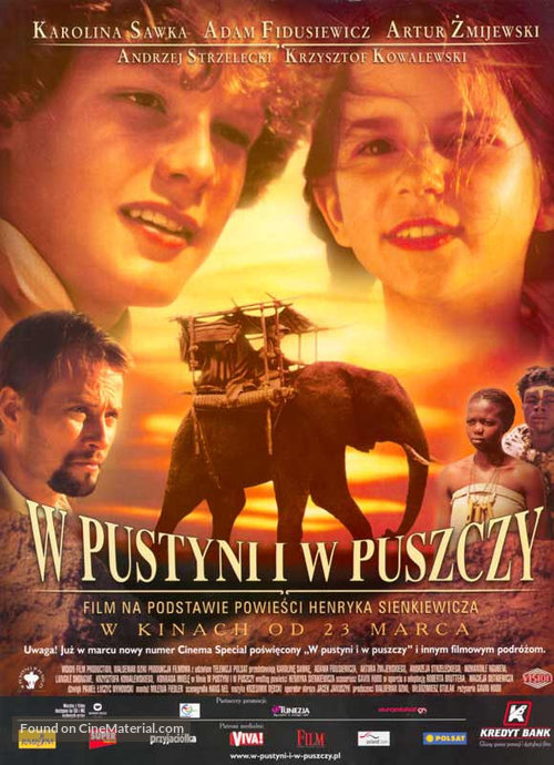 W pustyni i w puszczy - Polish poster