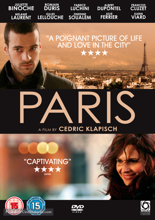 Paris - British DVD movie cover