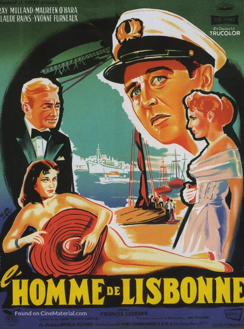 Lisbon - French Movie Poster