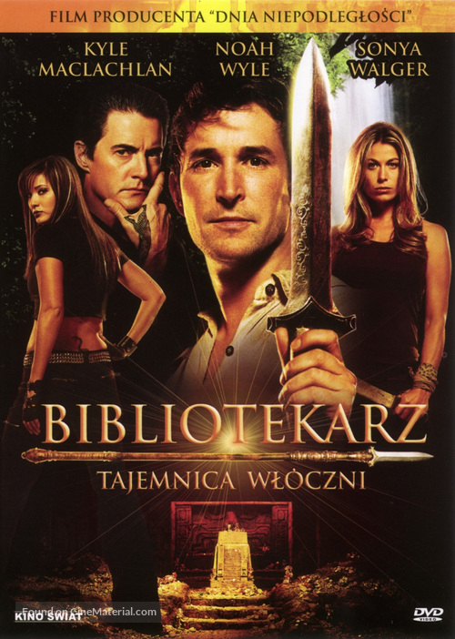 The Librarian: Quest for the Spear - Polish DVD movie cover