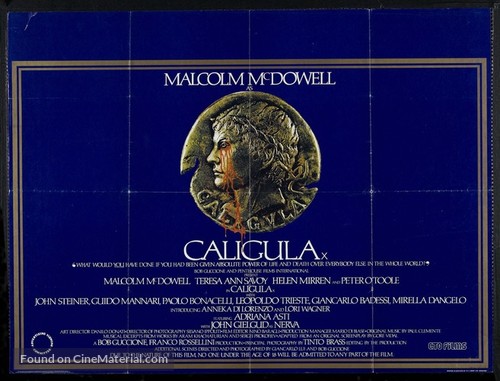 Caligola - British Theatrical movie poster