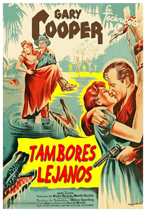 Distant Drums - Spanish Movie Poster