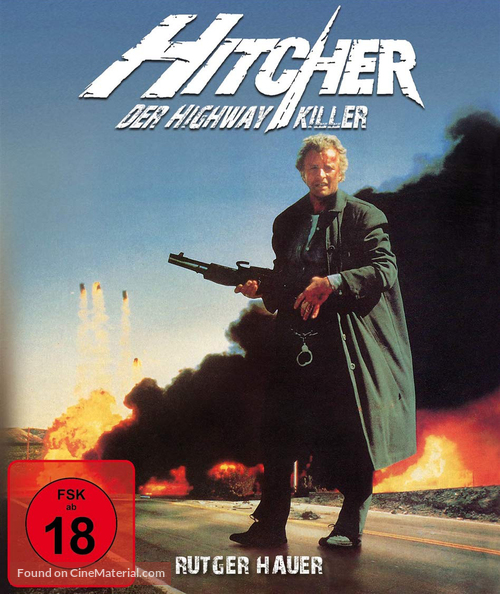 The Hitcher - German Blu-Ray movie cover