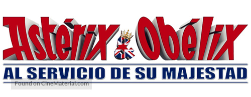 Ast&eacute;rix et Ob&eacute;lix: Au Service de Sa Majest&eacute; - Spanish Logo