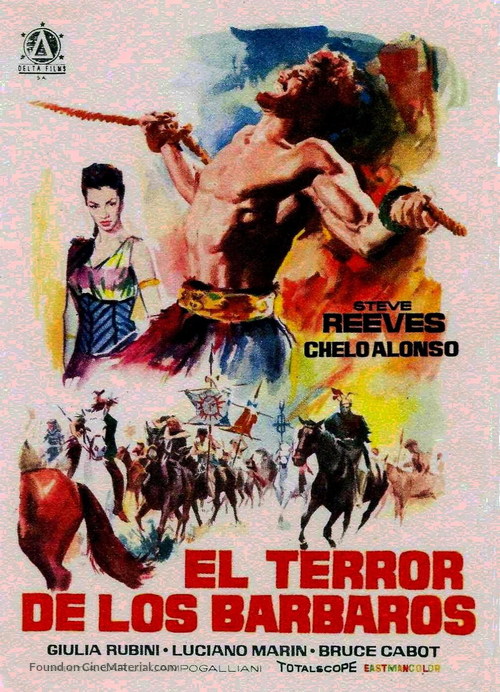 Il terrore dei barbari - Spanish Movie Poster
