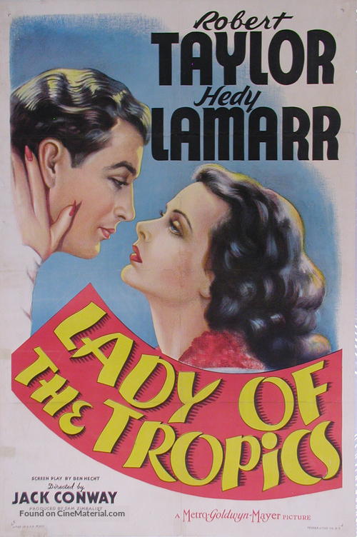 Lady of the Tropics - Re-release movie poster