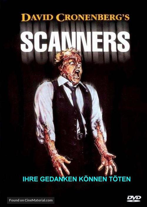 Scanners - German DVD movie cover