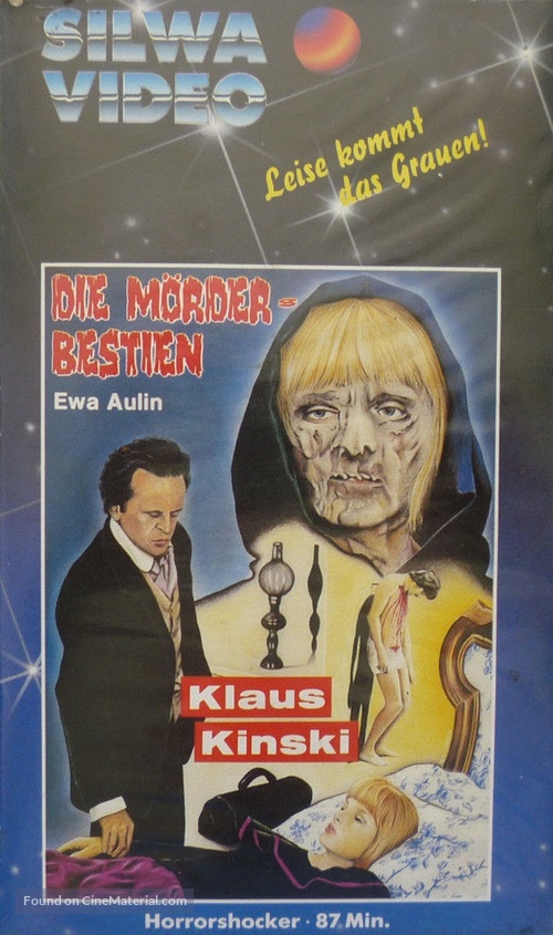 La morte ha sorriso all&#039;assassino - German VHS movie cover