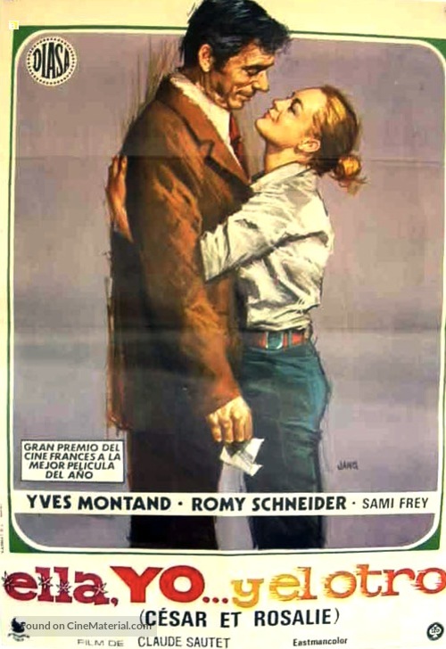 C&eacute;sar et Rosalie - Spanish Movie Poster