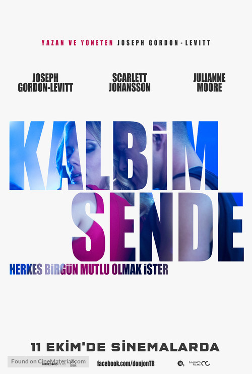 Don Jon - Turkish Movie Poster
