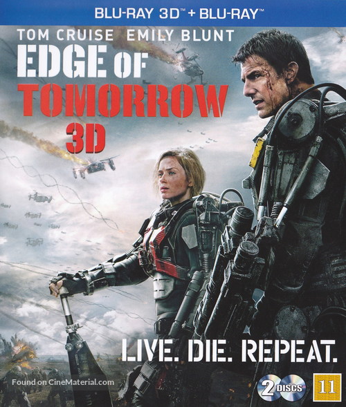 Edge of Tomorrow - Danish Blu-Ray movie cover