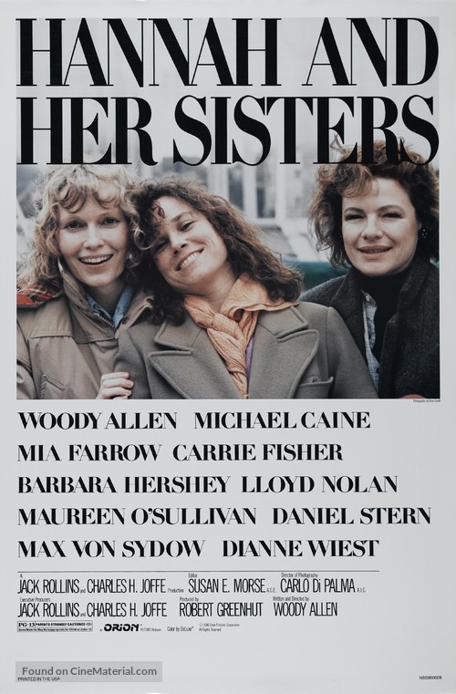 Hannah and Her Sisters - Movie Poster