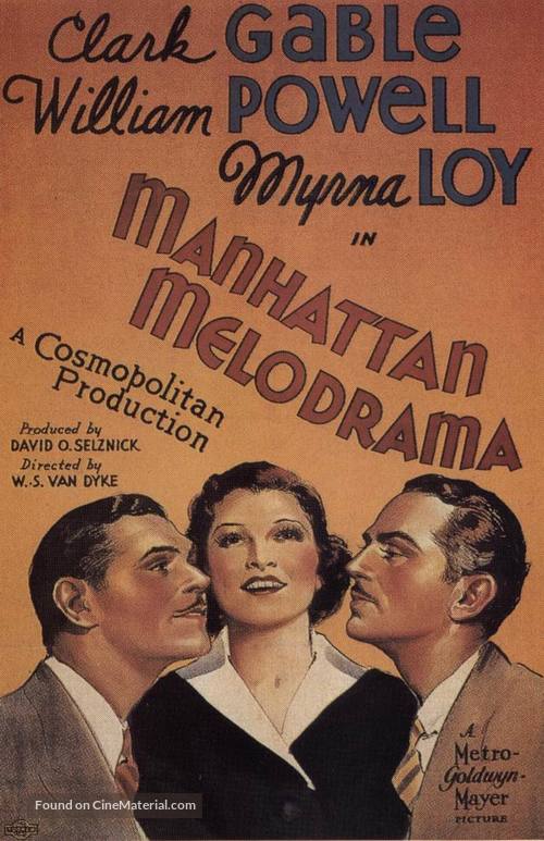 Manhattan Melodrama - Movie Poster