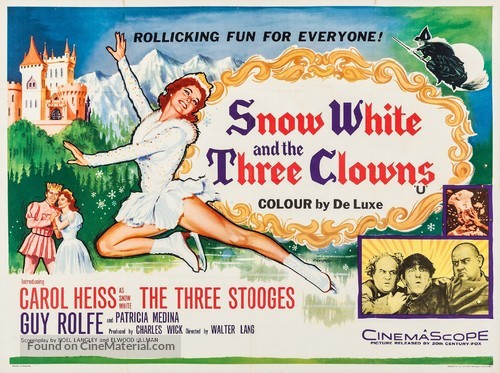 Snow White and the Three Stooges - British Movie Poster