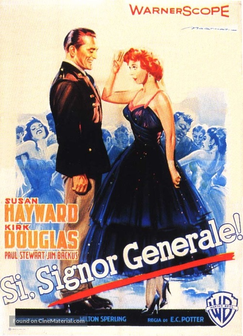 Top Secret Affair (1957) Italian movie poster