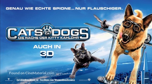 Cats &amp; Dogs: The Revenge of Kitty Galore - Swiss Movie Poster
