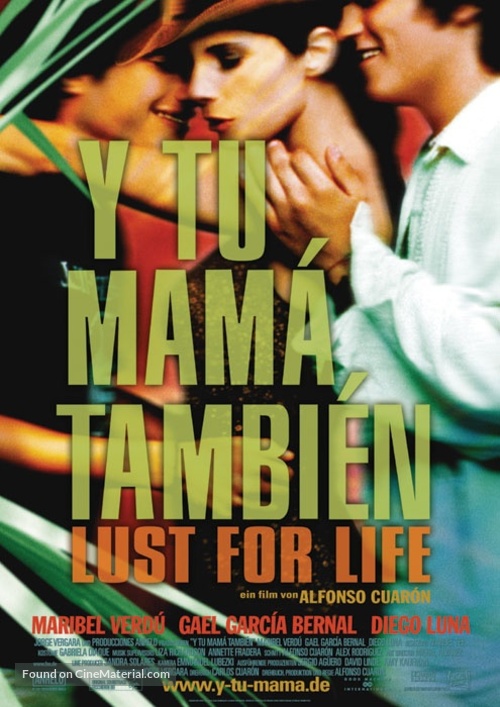 Y Tu Mama Tambien - German Movie Poster