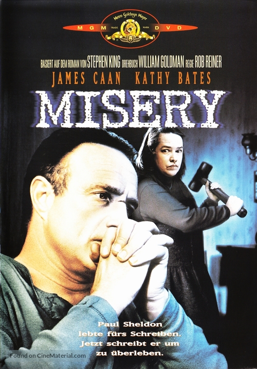 Misery - German DVD movie cover
