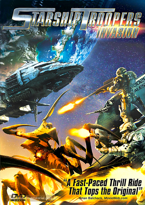 Starship Troopers: Invasion - DVD movie cover