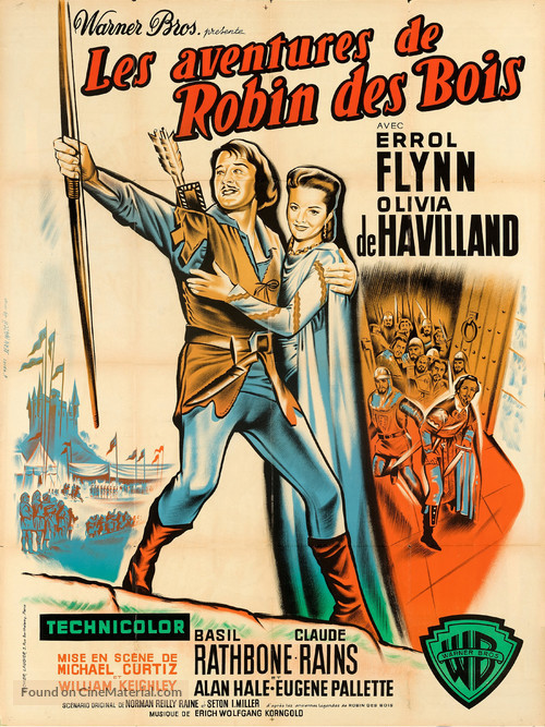The Adventures of Robin Hood - French Movie Poster