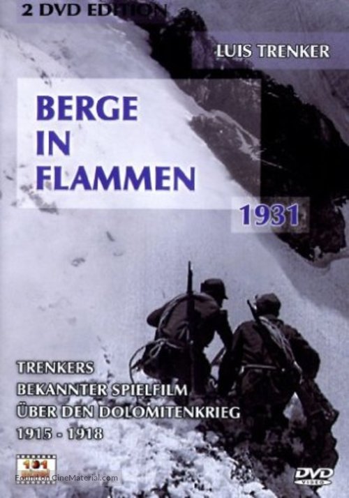 Berge in Flammen - German DVD movie cover