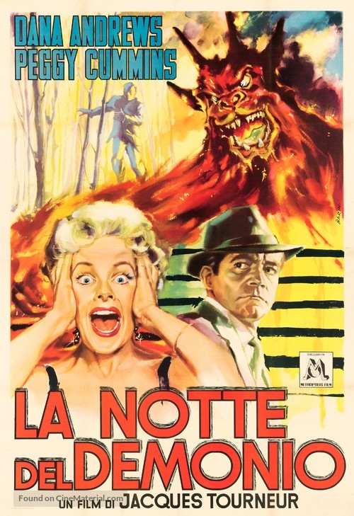 Night of the Demon - Italian Movie Poster