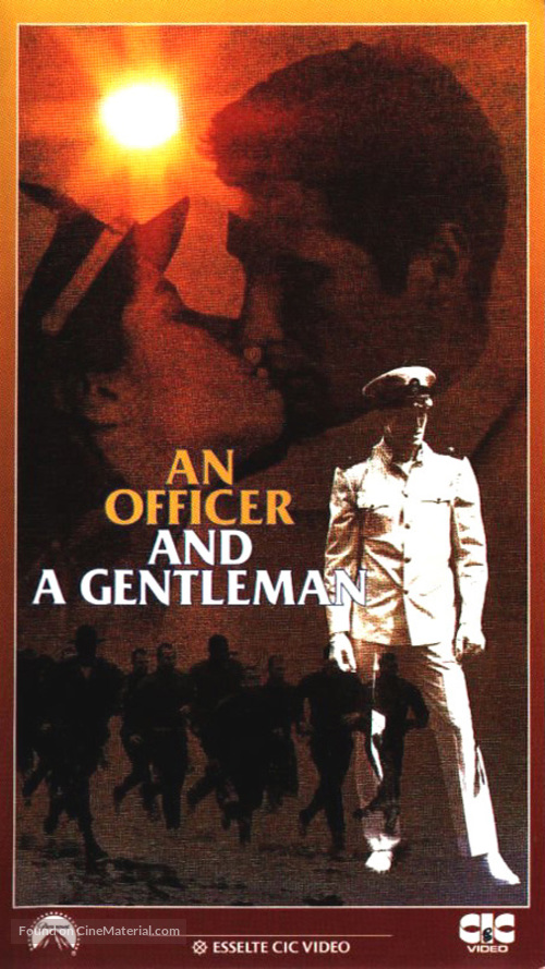 An Officer and a Gentleman - Belgian VHS movie cover