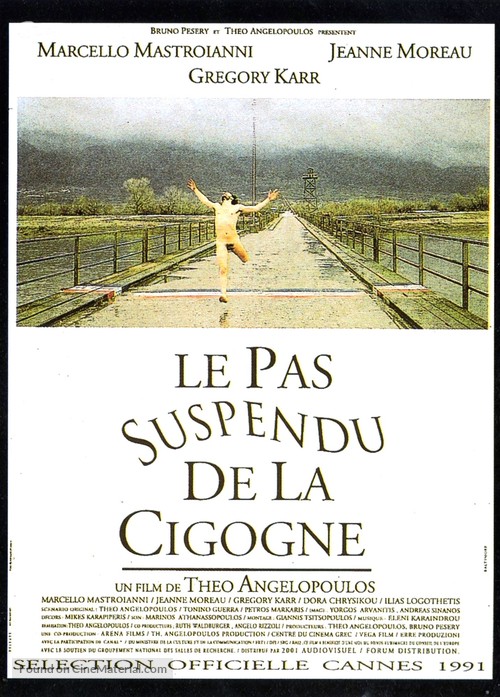 Meteoro vima tou pelargou, To - French Movie Poster