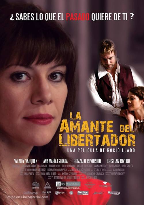 La amante del libertador - Peruvian Movie Poster