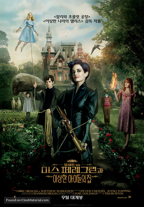 Miss Peregrine&#039;s Home for Peculiar Children - South Korean Movie Poster