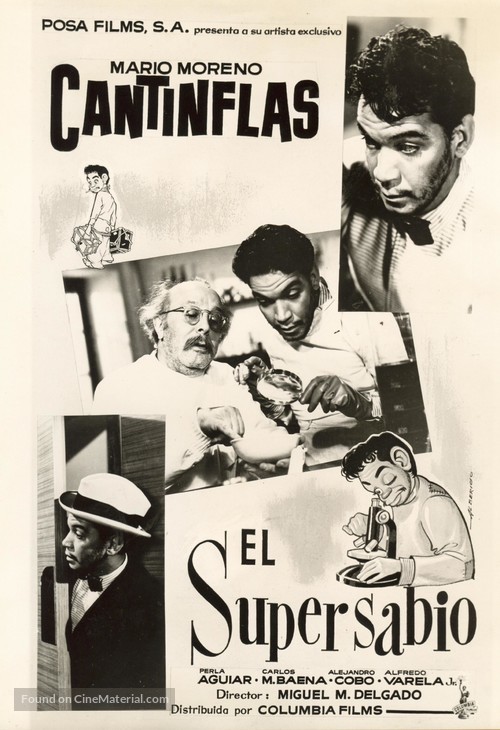 Supersabio, El - Mexican Movie Poster