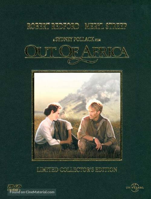 Out of Africa - DVD movie cover