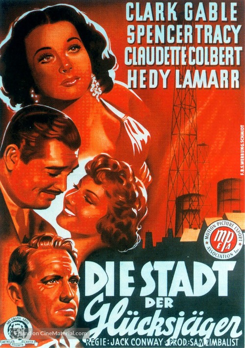 Boom Town - German Movie Poster