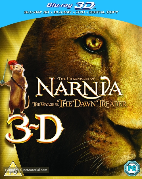 The Chronicles of Narnia: The Voyage of the Dawn Treader - British Blu-Ray movie cover