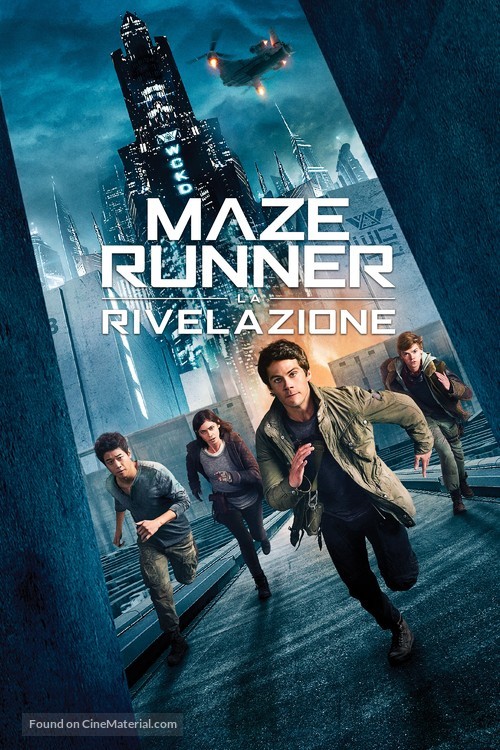 Maze Runner: The Death Cure - Italian Movie Cover